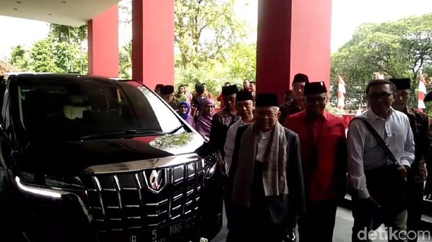 Megawati hingga Ma'ruf Amin Hadiri Rakornas PDIP