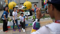 Asian Games 2018 segera berakhir. Namun kemeriahan di Wisma Atlet Kemayoran, Jakarta, masih terasa.