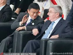 Potret Keseruan Jack Ma Nonton Final Voli di Asian Games