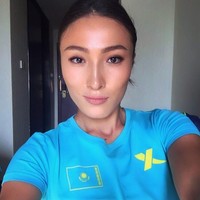 Wanita cantik ini adalah Aigerim Shynazbekova, atlet Kazakhstan yang ikut berlaga di Asian Games 2018. Shynazbekova merupakan atlet cabang atletik berusia 26 tahun. Dalam profil Instagramnya, Shynazbekova menulis dia adalah atlet lari gawang 100 meter. Foto: dok. Instagram