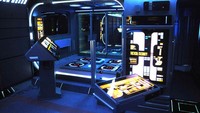 Kalau biasanya orang mengoleksi miniatur sampai aksesoris dan kostum. Rupanya pemilik rumah ini menggunakan konsep ruangan seperti di pesawat ruang angkasa milik seperti dalam Film Star Trek. Menarik ya. Istimewa/Dok. Express.co.