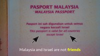 Dengan paspor Israel saya, hampir tidak mungkin bagi saya untuk memasuki negara mereka dan bahkan lebih tidak mungkin bagi mereka untuk memasuki negara saya karena politik. Malaysia dan Israel bukan teman, kata Nuseir. (Foto: Screenshot Video Facebook) 