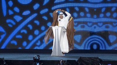Foto: So Sweet! Heart Symbol dari Presiden OCA di Closing Asian Games