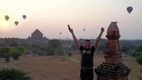 Di Asia Tenggara, Nas sudah traveling ke Bagan di Myanmar (@nasdaily/Instagram)