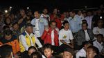 Momen Jokowi Nobar Closing Asian Games Bareng Korban Gempa Lombok