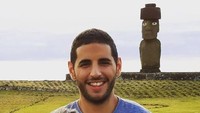Nas Daily saat berada di Chile. 