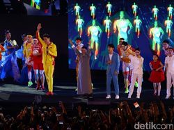 Aksi Singkat Jack Ma di Penutupan Asian Games 2018