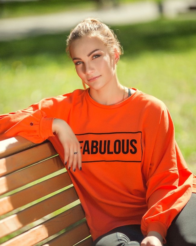 Kristina Belova adalah rekan setim dari Kristina Karapetyan. Dia juga menarik perhatian saat pertandingan voli Asian Games 2018. Foto: dok. Instagram