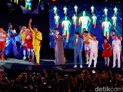 Aksi Singkat Jack Ma di Penutupan Asian Games 2018