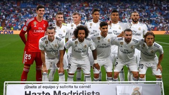 7. Real Madrid jadi pemilik dana transfer terbesar di Spanyol dengan angka 109 juta pound sterling, atau sekitar Rp 2,11 triliun. Foto: Javier Barbancho/Reuters