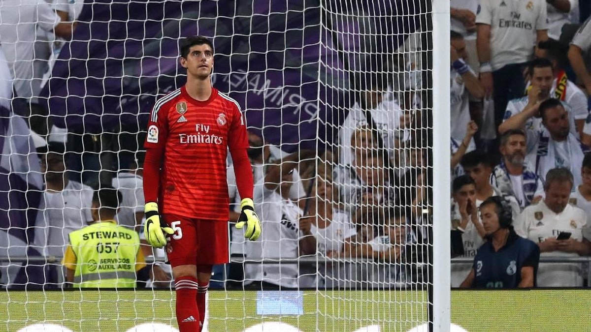 Thibaut Courtois akhirnya main juga untuk Real Madrid (Javier Barbancho/Reuters)