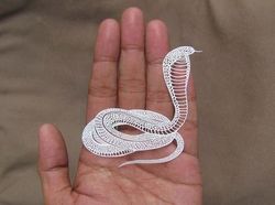 Karya Seni Luar Biasa dari Potongan Kertas Putih