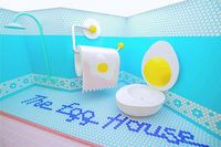 The Egg House, Instalasi Unik Serba Telur yang Instagramable