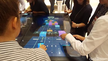 Lalu, Note 9 juga bisa digunakan sebagai media untuk bermain game seperti ini. (Foto: detikINET/Muhamad Imron Rosyadi)