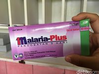 Obat malaria.