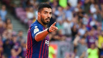 Luis Suarez (Barcelona/Uruguay) dengan rating 91. (Foto: David Ramos/Getty Images)