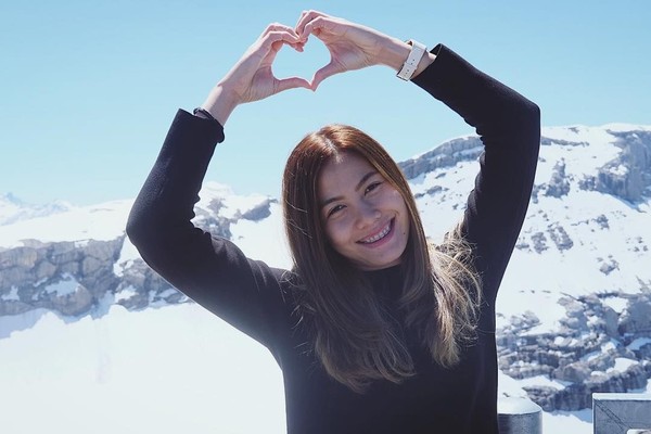 Traveler, Nan mengirim rasa cinta nih dari Kota Gstaad di Swiss. Semoga energi positif Asian Games 2018 menular ke semua orang ya Nan! (Instagram/@thatdao_naldo)