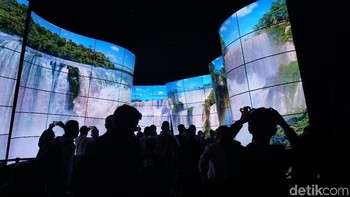 Dan ini adalah penampakan dari air terjun Iguazu. (Foto: detikINET/Muhamad Imron Rosyadi)