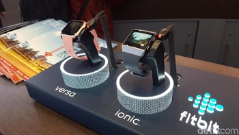 Lini Versa dan Ionic juga turut hadir dalam meramaikan booth mereka di IFA 2018. (Foto: detikINET/Muhamad Imron Rosyadi)