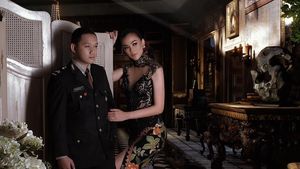 Foto: Gaya Glamor Puteri Indonesia Kezia Warouw saat Dinikahi Polisi