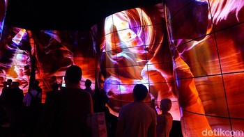 Salah satunya adalah Antelope Canyon yang berada di Amerika Serikat. (Foto: detikINET/Muhamad Imron Rosyadi)