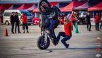 Memacu Adrenalin Bareng Suddum So, Stuntman Jokowi Naik Moge