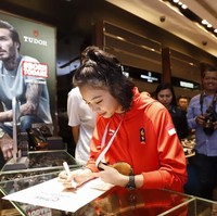 Lindswell, 26 tahun, menjadi atlet kedua yang menyumbangkan emas untuk Indonesia di Asian Games 2018. Ia bertanding di nomor andalannya, tajijian-taijiquan. (Foto: Dok. Time International)