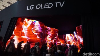 Ada berbagai macam penampakan alam yang dipamerkan. (Foto: detikINET/Muhamad Imron Rosyadi)