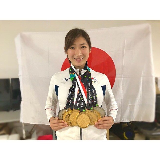 Rikako Ikee pun semakin bikin salut karena bisa meraih prestasi tersebut di usianya yang masih sangat muda yakni 18 tahun. Foto: Instagram @ikee.rikako