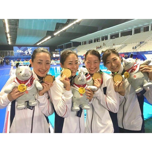 Mewakili OCA, aku ingin memberi selamat kepada Nona Ikee pada pencapaian-pencapaiannya yang memecahkan rekor. Dia bukan hanya atlet wanita pertama yang memenangkan enam medali emas dalam satu edisi Asian Games tapi juga wanita pertama yang menjadi pemenang OCA MVP Award, lanjutnya. Foto: Instagram @ikee.rikako