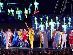 Aksi Singkat Jack Ma di Penutupan Asian Games 2018