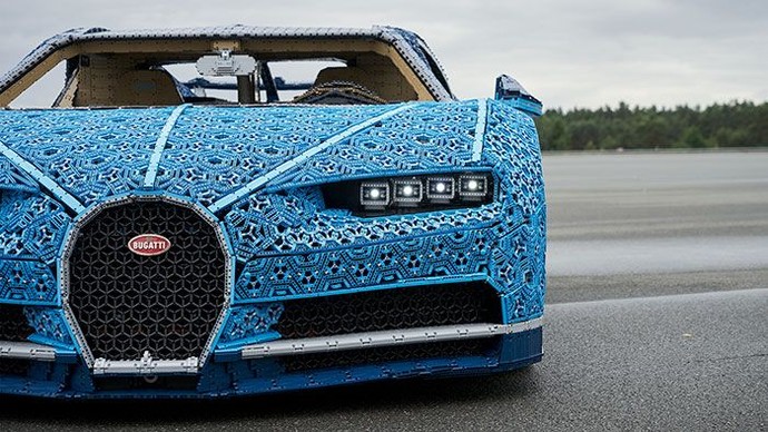 Keren Begini Penampakan Bugatti Chiron dari Lego Foto 2