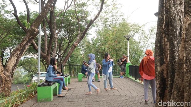 Area pandang yang jadi tempat foto wisatawan (Bonauli/detikTravel)