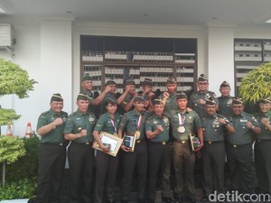 3 Atlet TNI AD Peraih Medali Asian Games Naik Pangkat
