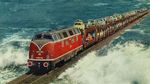 Jalur Kereta Ajaib, Tembus Sungai hingga Gedung