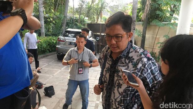 Sekjen PKS Mustafa Kamal tiba di lokasi
