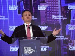 Beragam Ekspresi Jenaka Jack Ma
