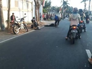 Kendarai Motor Dinas, Seorang Polisi Tewas Tertabrak Pikap