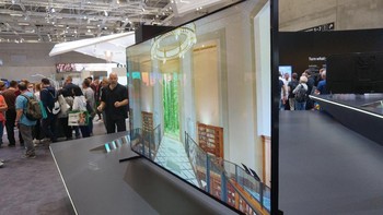 Perangkat ini memiliki 33 juta piksel, atau empat kali lebih besar dari televisi 4K konvensional. Foto: Muhamad Imron Rosyadi