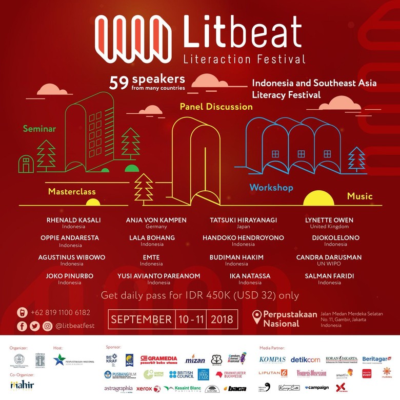 Litbeat Festival Hadirkan 59 Pembicara dari Indonesia dan Mancanegara Litbeat Festival Hadirkan 59 Pembicara dari Indonesia dan Mancanegara