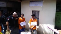 Rekonstruksi dilakukan di Polrestabes demi alasan keamanan.