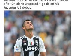 Mandul di Juventus, Ronaldo Jadi Korban Meme