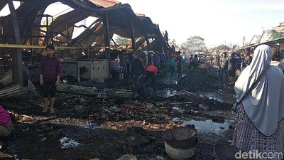 Kondisi Terkini Pasar Gedebage Usai Terbakar
