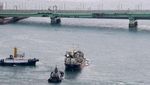 Begini Kerusakan Jembatan Bandara Kansai yang Ditabrak Tanker