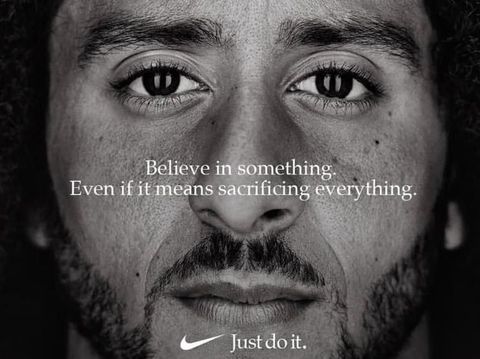 Iklan Nike Colin Kaepernick.