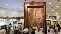 Pintu Kakbah di era masa lalu yang kini sudah masuk museum