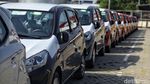 Penampakan Mobil Toyota Siap Ekspor di Pelabuhan