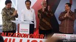 Jokowi Hadiri Perayaan 30 Tahun Ekspor Toyota Indonesia