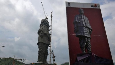 India Bangun Patung Tertinggi di Dunia