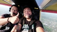Salah satu penerbangan pertamanya di langit Jogja. Dok. Instagram/erixsoekamti